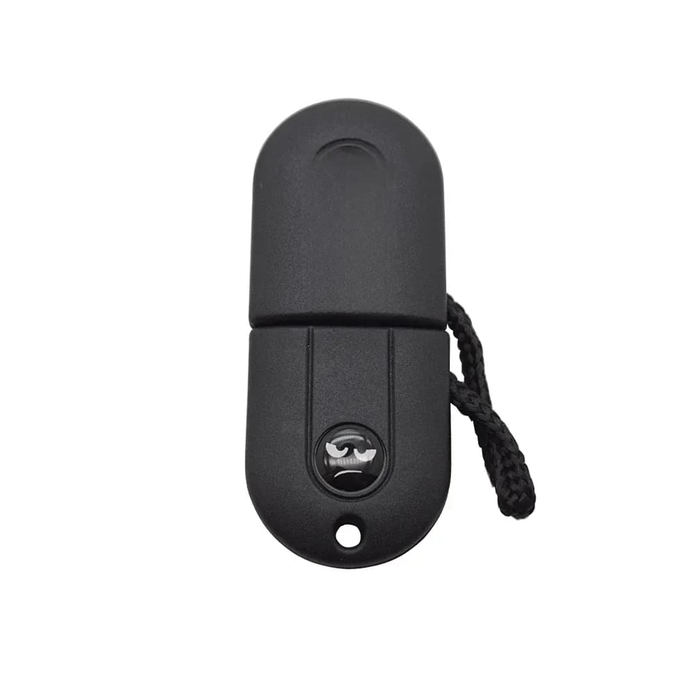 Xinyuexin nouveau sourire autocollant pilule clé coque Fob adapté pour VW 16V VR6 TDI MK2 Golf G60 GT clé HU49 lame non coupée avec clé lumineuse LED