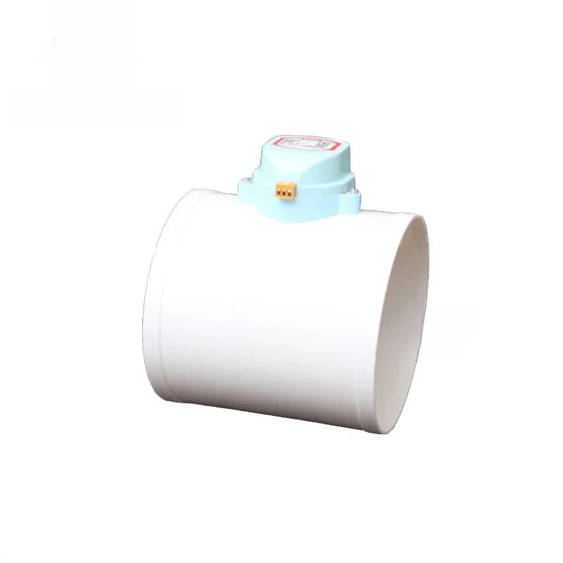 Amortisseur HAVC en plastique PVC, Valve d'air électrique, clapet anti-retour motorisé, tuyau 75/110/160/200mm 220V 12V 24V
