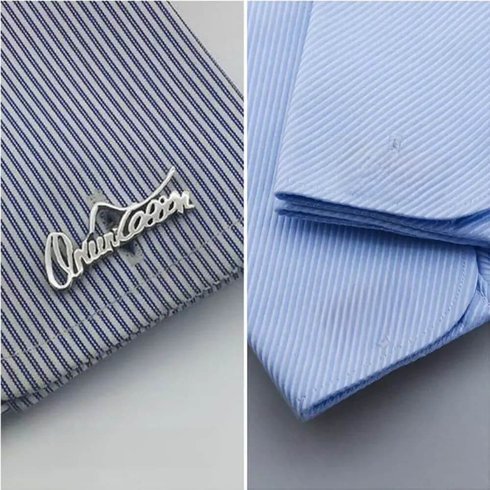 Boutons de manchette avec Logo personnalisé pour hommes, boutons de manchette de chemise tendance, bijoux cadeaux de mariage
