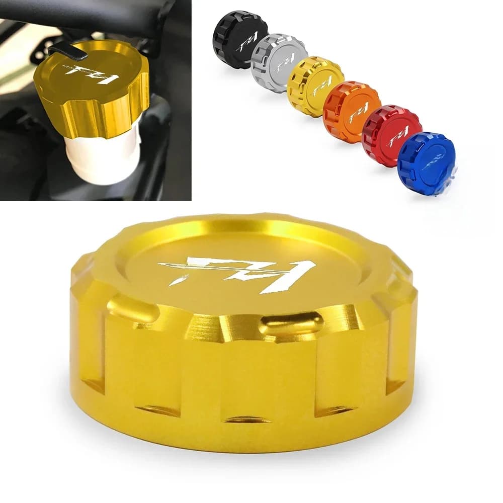 Couvercle de réservoir principal à intervalles, capuchon de frein arrière, CNC, universel, YAMAHA FZ1, FZ 1, FZ1S, FZ6, FAZER, FZ6R, FZ6S, FZ6N, toutes les années, scanner