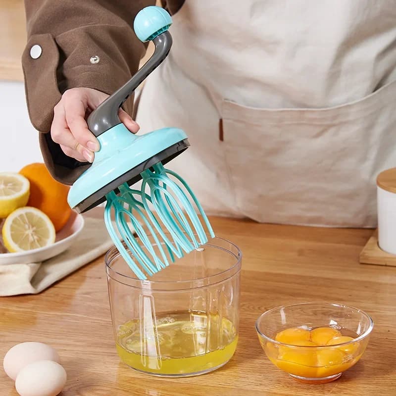 Fouet manuel, outils de cuisson de gâteaux ménagers, agitateur d'œufs semi-automatique, petits œufs, fouet à crème blanche