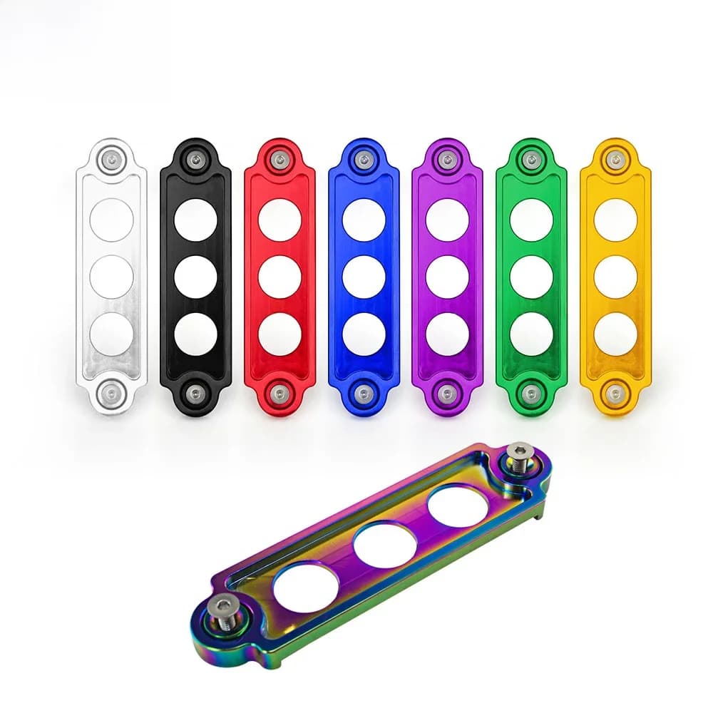 Invite ket Lock Anodisé, Maintien vers le bas de la batterie, Honda Civic, CRX 88-00, AcHatchINTEGRA, Accessoire de voiture