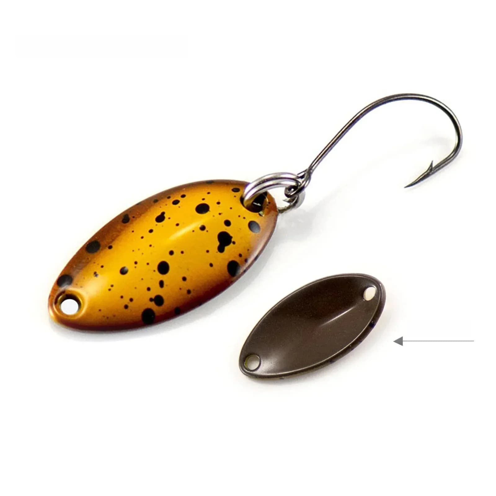 Countbass 1/16oz 1.8g cuillère de lancer saumon truite brochet bar métal laiton leurres de pêche