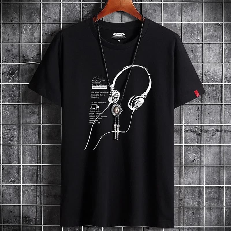 T-shirt pour hommes, vêtements d'été à la mode, style gothique, Vintage, Harajuku, Manga, 2022, S-6XL