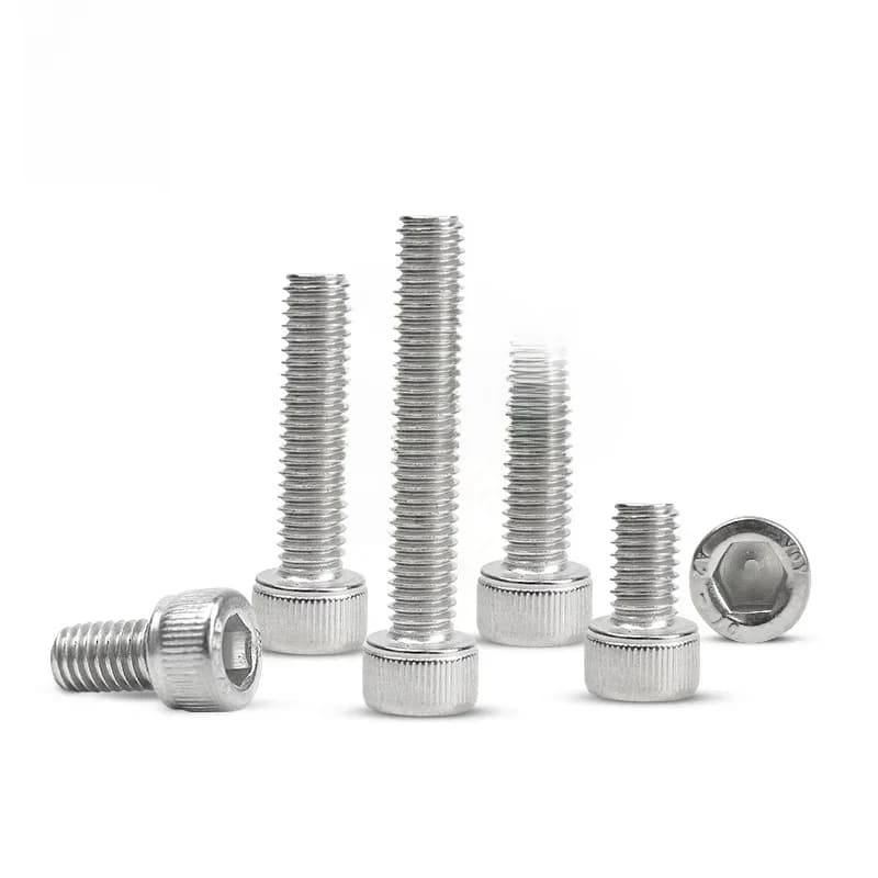 UNF 0 # -80 UNC 2 # -56 4 # -40 6 # -32 8 # Vis à tête hexagonale Allen en acier inoxydable 304 A2, filetage grossier US 10-24, -32