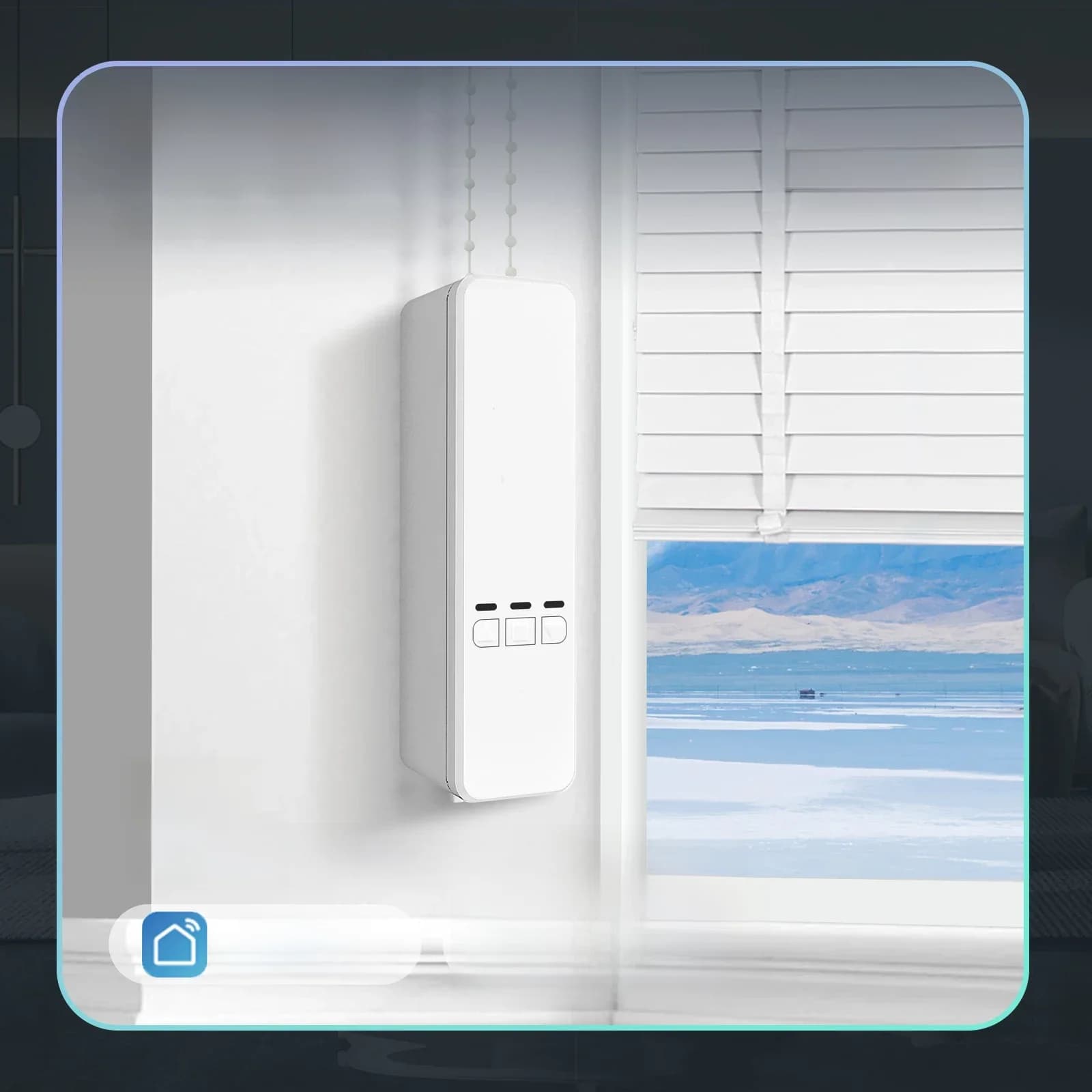 MOES – Kit de moteur intelligent WiFi Tuya, stores roulants à chaîne électrique, ombrage, commande à distance RF, application Smart Life via Alexa/Google