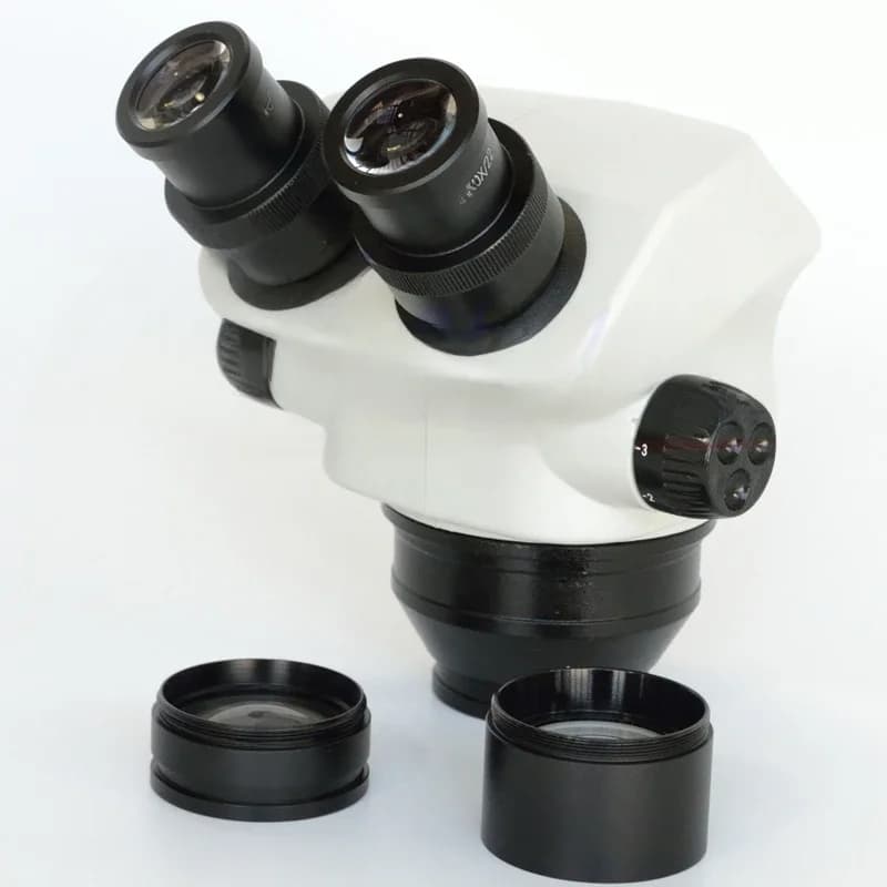 FYSCOPE-Tête de Microscope Stéréo Binoculaire 3.5X-100X, Mise à Niveau 7X-50X WF10X/22mm, Grand Champ de Vision