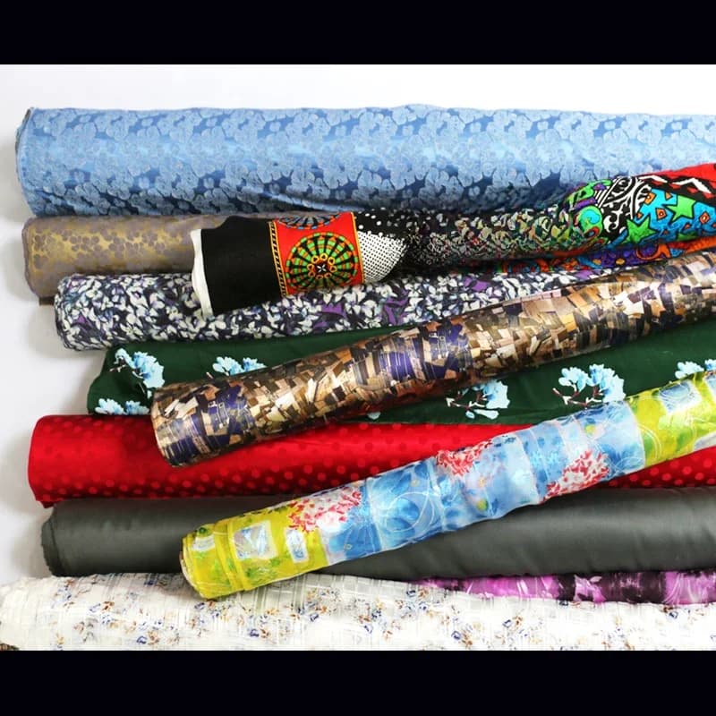 SUPER AFFAITES! MEILLEUR PRIX! BY METER Tissus en soie naturelle Mousseline Georgette Crêpe Soie Lin Coton Laine Charmeuse