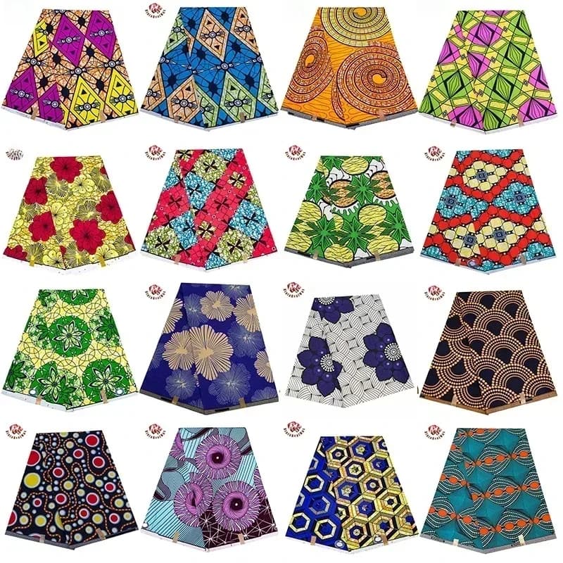 Bintarealwax gros afrique Farbic 2025 Ankara Polyester tissu à coudre couleur claire matériel pour les femmes robe de soirée FP6390