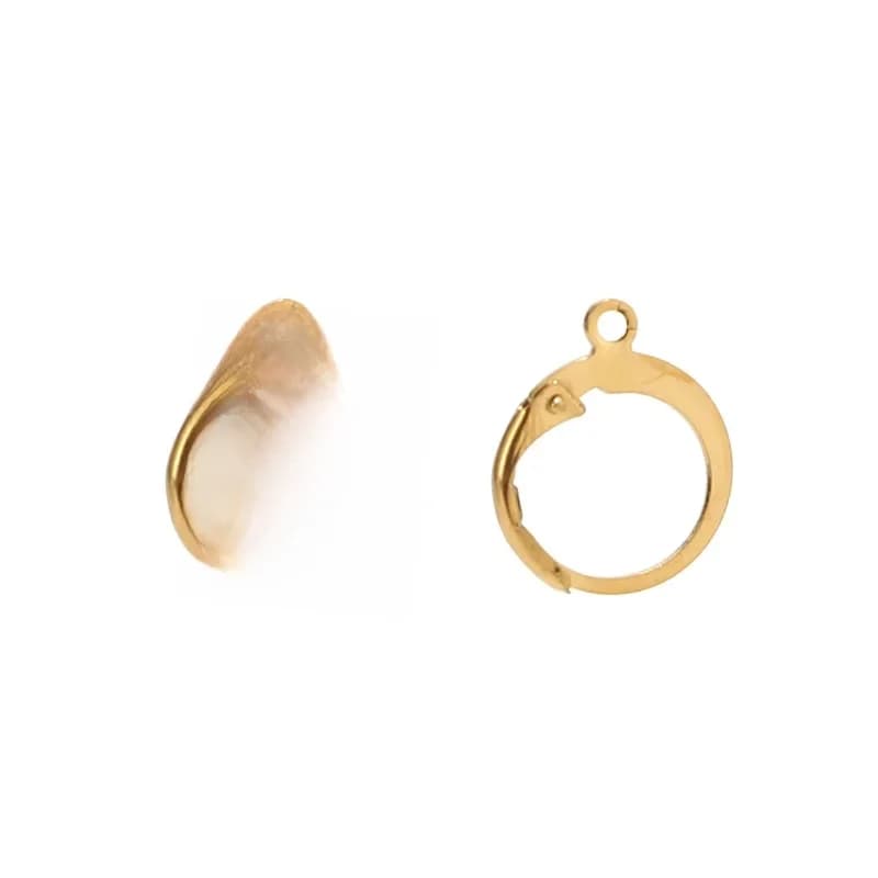 Fil d'oreille rond doré en acier inoxydable, 20 résultats de boucles d'oreilles, bricolage de connecteurs de boucles d'oreilles pour femmes