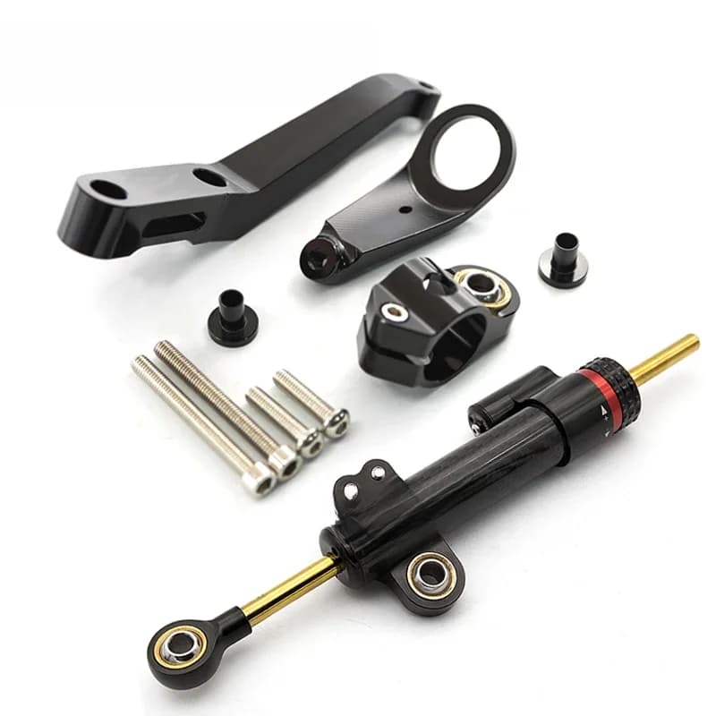 Stabilisateur d'amortisseur de direction en fibre de carbone pour moto, kit de support de support de support rapide, Honda CBR954RR, CBR954 RR, CBR 954RR