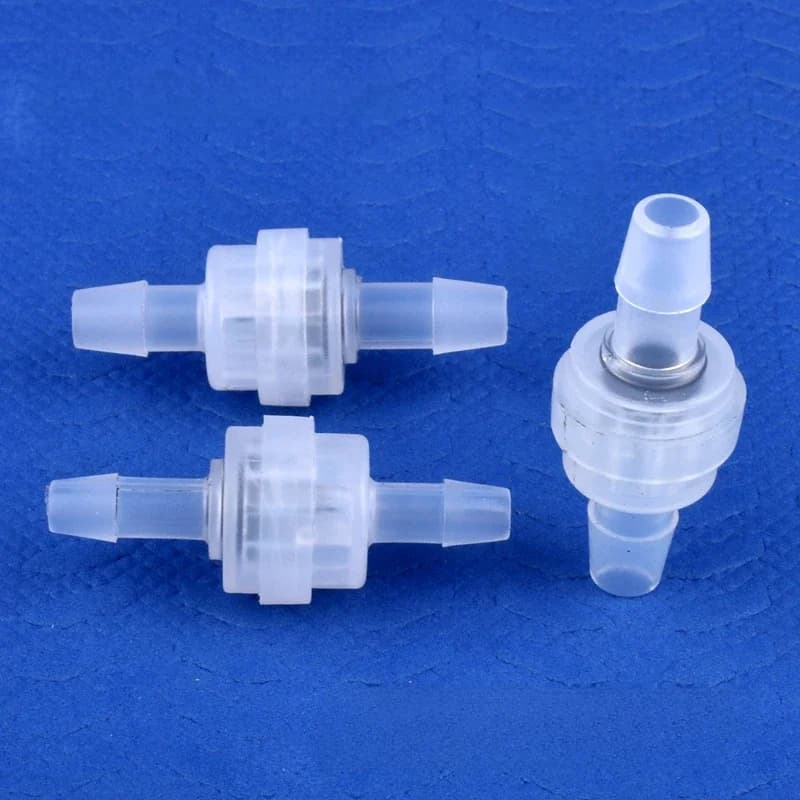 Valve de contrôle exquise PP, 1 à 100 pièces, 5 ~ 8mm, tuyau d'arrosage goutte-à-goutte, Valve anti-retour, réservoir d'aquarium, tuyau d'eau, Valve unidirectionnelle