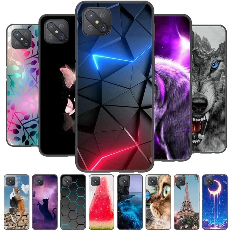 Coque en silicone TPU souple pour OPPO Reno 4Z 5G, étui de protection pour OPPO Reno 4 Z 5G, coques de dessin animé Reno4 Z 5G