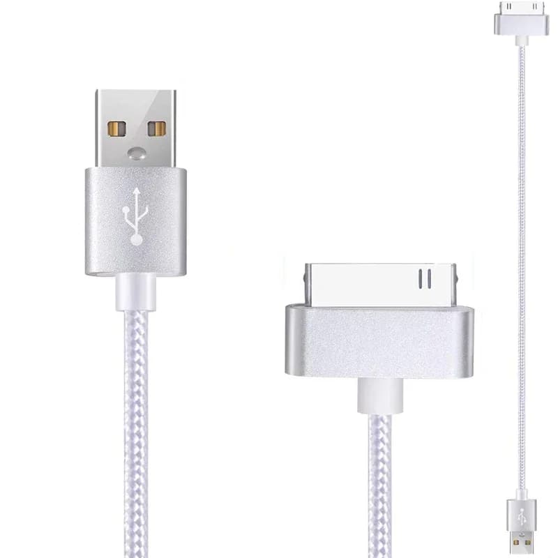 Câble USB de charge rapide pour iPhone 4 4s 3GS 3G iPad 1 2 3 iPod Nano Touch, adaptateur de chargeur original 30 broches, cordon de synchronisation de données 1m 1,5m