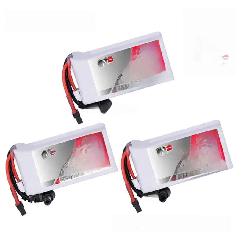 1/2/3/4/5PCS GNB 2S 7.4V Batterie Lipo 3000MAH 5C/10C pour lunettes Fatshark Dominator Skyzone Aomway FPV Goggles RC Drone