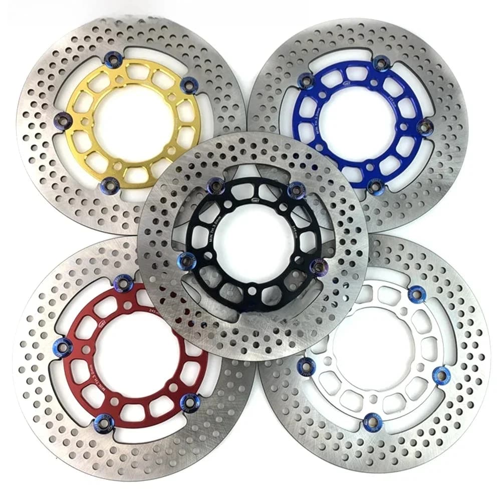 Disque de frein flottant CNC 245mm*58mm 5 trous pour moto Honda Yamaha Scooter Aerox Nitro Cygnus-X BWS Zuma RSZ FORCE