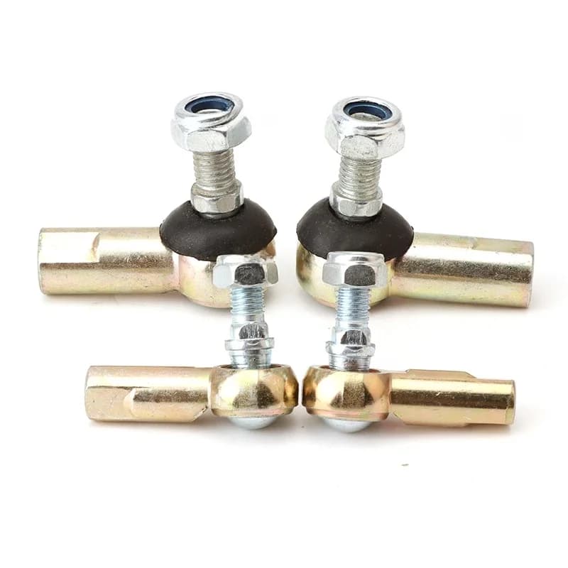1 paire M8/M10 Kits d'extrémité de biellette de direction rotule adapté pour la chine 49CC 50CC électrique MINI ATV Go Kart Karting Buggy Quads pièces de vélo