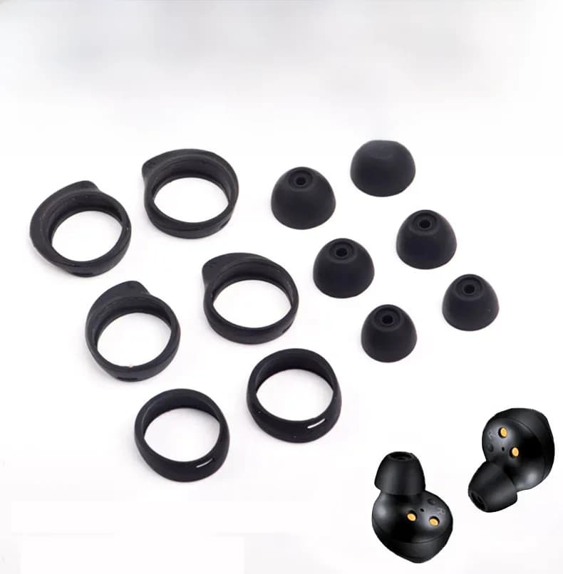 Étui en silicone pour écouteurs Samsung R170/R175 Galaxy Buds + coussinets d'oreille coussin casque Bluetooth bouchons intra-auriculaires couvre écouteurs embouts
