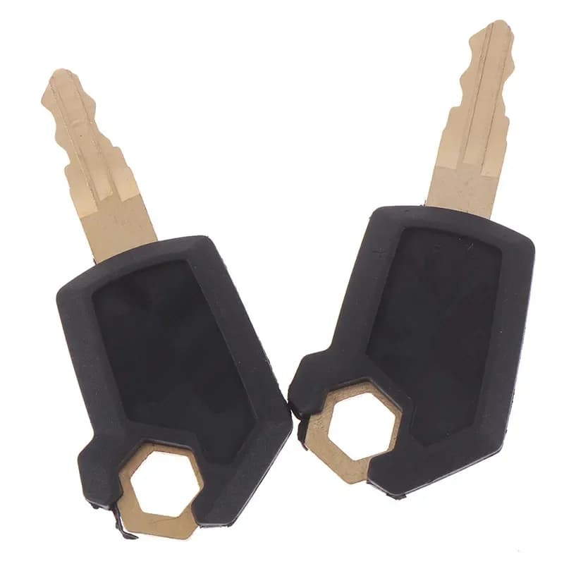 Clé pour Caterpillar 5P8500, équipement lourd, chargeur d'allumage, Dozer, métal et plastique, noir et or, 2 pièces