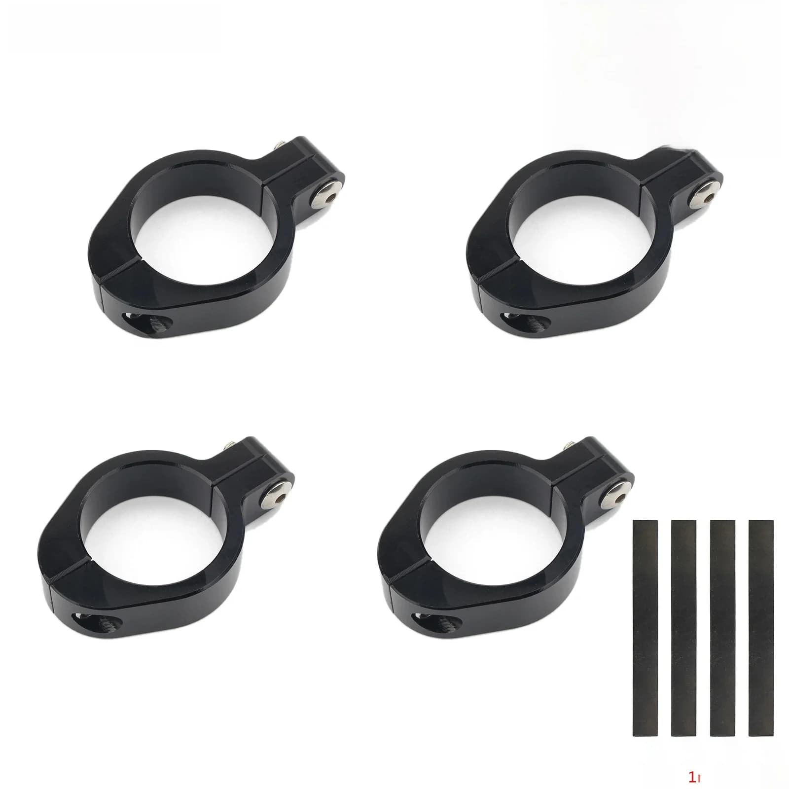 Support de lampe de sauna de moto, tube de fourche, pince de support de budgétaire pour Harley ocia Chopper Bobber 73Inboulon t, 52mm-54mm