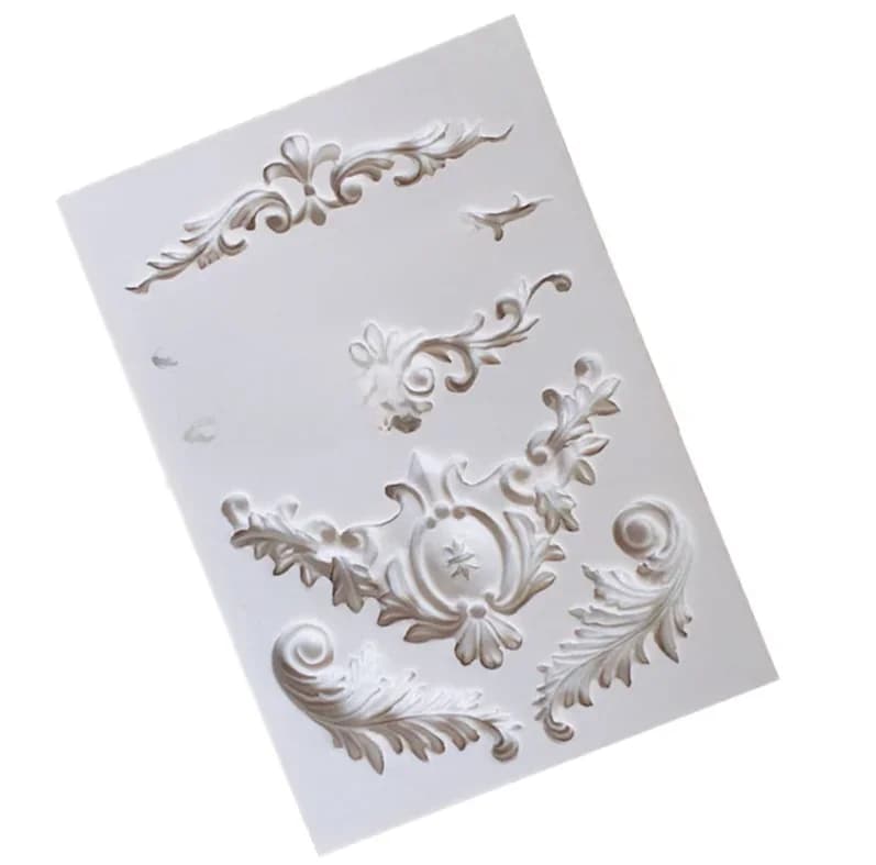 Moule en silicone pour fondant au chocolat, nouveau modèle rétro de style européen, bricolage, cuisson, artisanat, accessoires