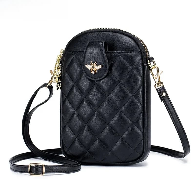 Sac à main en cuir souple pour femmes, sac à bandoulière de marque de luxe, sacs pour téléphone, petits sacs à bandoulière pour dames, sacoche