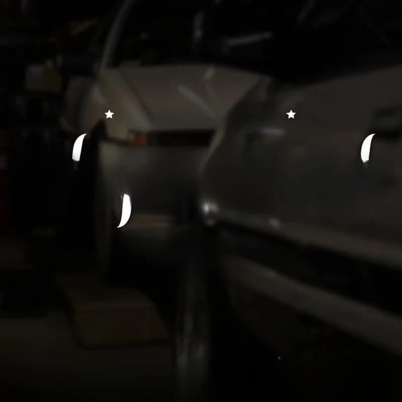 Autocollants de fenêtre de voiture sur mesure pour Tesla Model 3, BMW F10, E46, VW Passat B6, Mercedes, Peugeot 206, accessoires automobiles