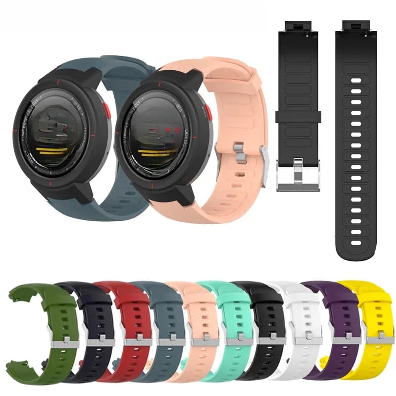 Bracelet de montre en Silicone pour Huami Amazfit Verge Lite, bracelet de remplacement