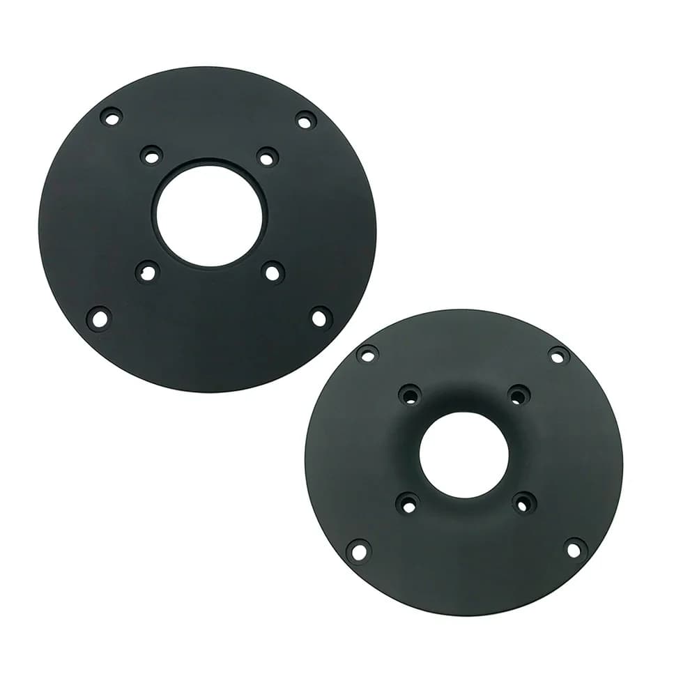 Panneau décoratif de couverture de haut-parleur 4 pouces, plaque fixe circulaire pour haut-parleur 104mm de diamètre 52mm trou et plat entier 2 Styles