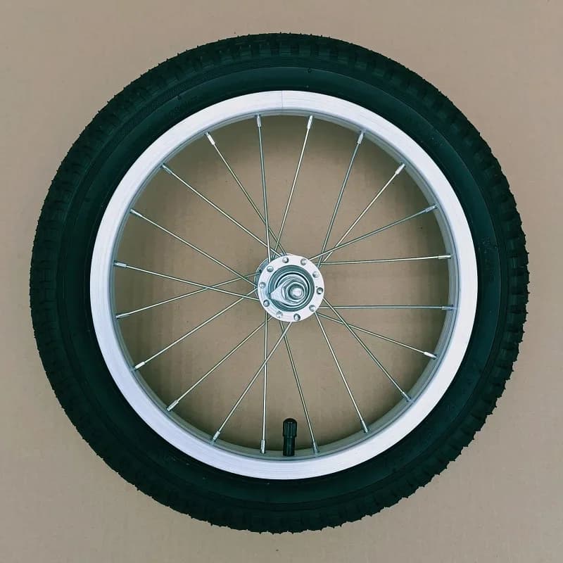 Jantes de vélo en aluminium pour enfants, roues avant et arrière, pneus, accessoires de jeu de roues, 12 ", 14", 16 ", 18", 20"