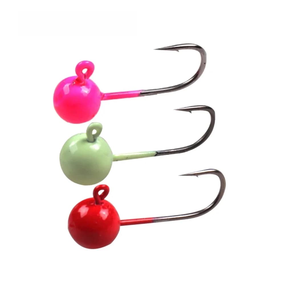 JOHNCOO – hameçon de pêche, tête de gabarit, pour leurre souple, pour bar, 1g – 7g, 10 pièces