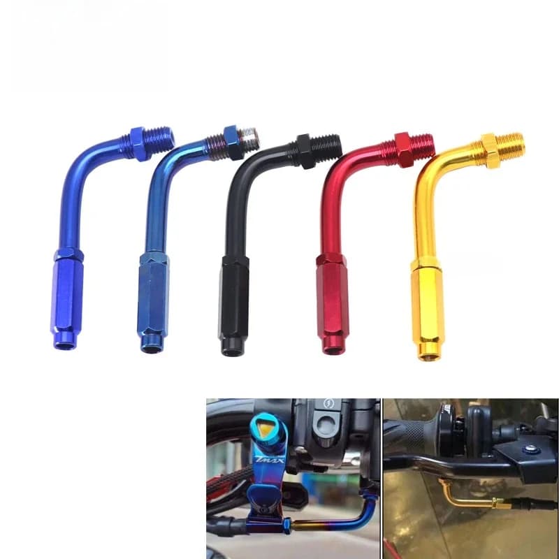 Sclmotos-CNC moto 90 degrés ajusteur câble d'accélérateur tête de vis câble d'embrayage de frein pour Dirt Pit Bike cyclomoteur Scooter