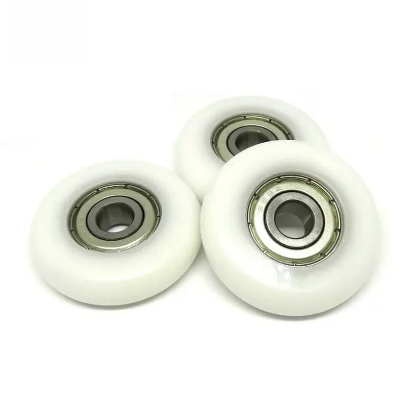 Rouleau rond POM BSR62840-10 8x40x10mm, pour rameur, roues de siège de rameur 8x40x10mm, roulement en plastique OD 40mm