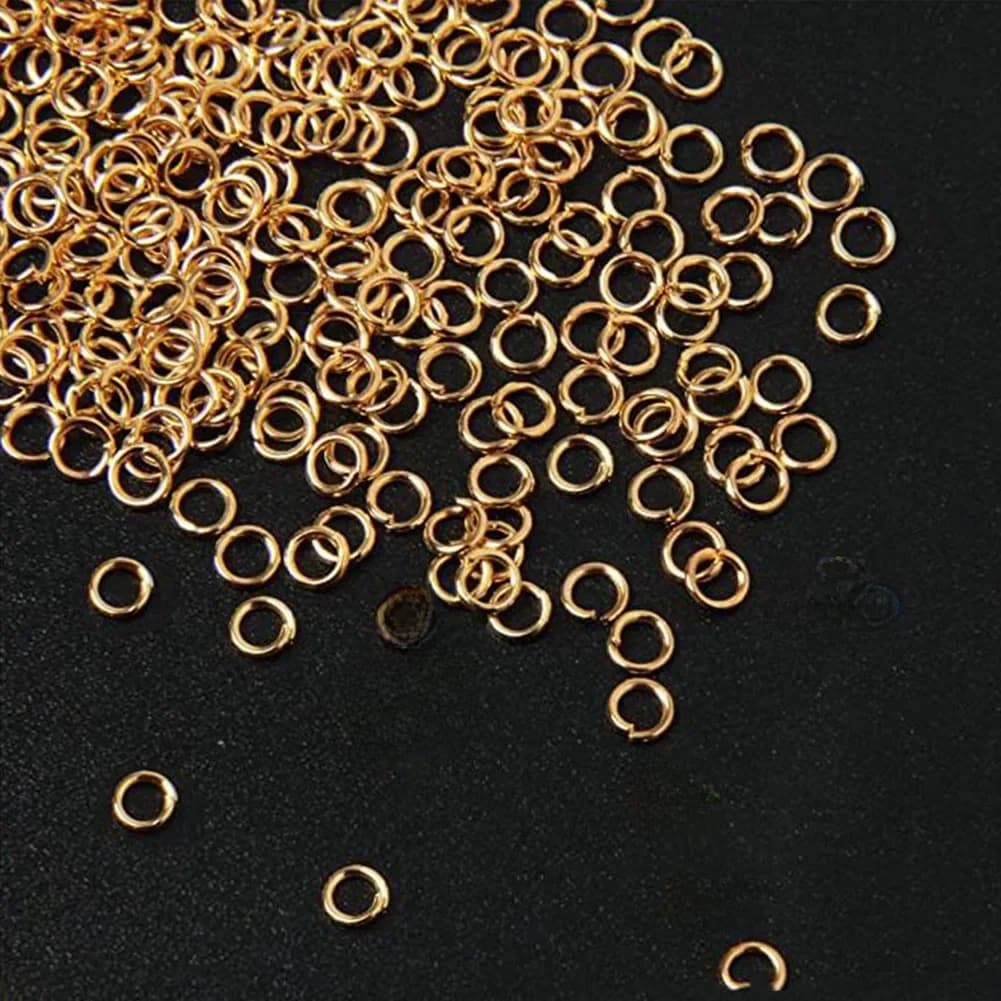 Anneaux de saut ouverts en acier inoxydable, connecteurs de joint torique, en vrac pour bricolage, artisanat, fabrication de bijoux, 4mm 5mm 6mm 8mm 9mm 10mm, 200 pièces