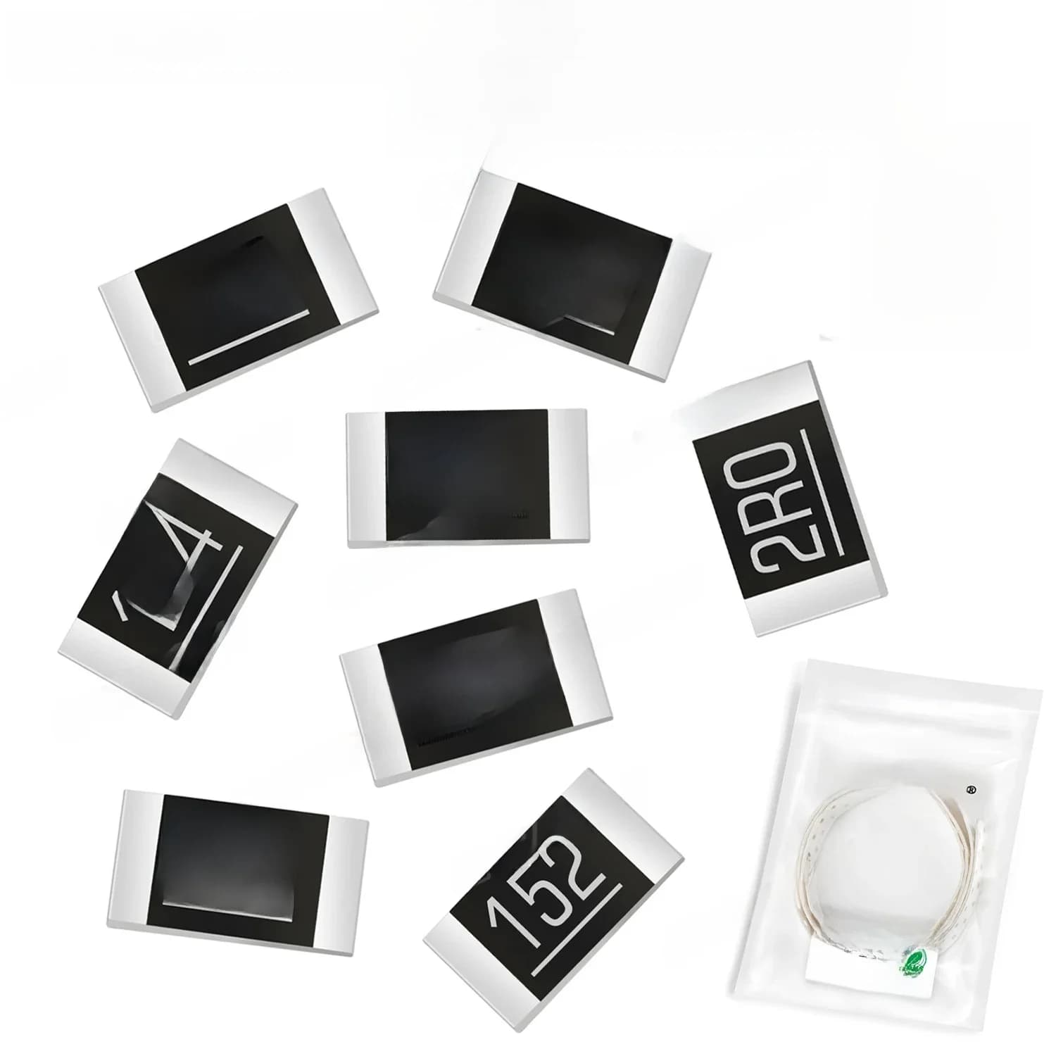 Résistances SMD 0603, 100 pièces, 0ohm - 10M Ohm, 1/10 Watt, puce de film de haute précision 1%, vos partenaires, 1K, 2.2K, 10K, 300K, 220K, 4R7, 2K2