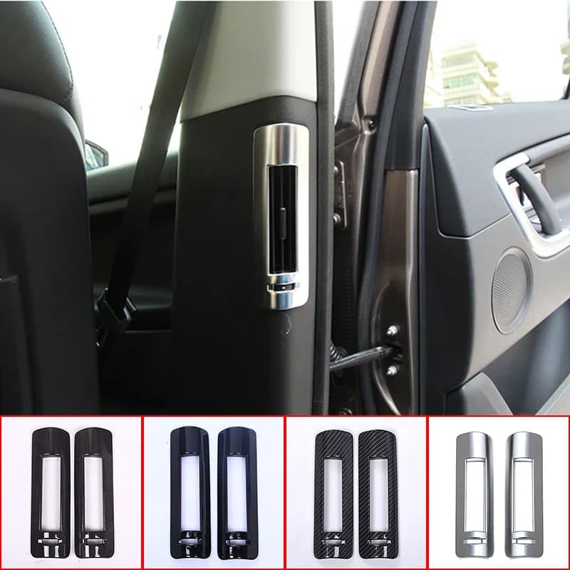 Cadre de sortie pour Land Rover Discovery Sport Discovery 5, accessoire d'intérieur, ABS argent, pilier B, climatisation de l'air, couverture de garniture