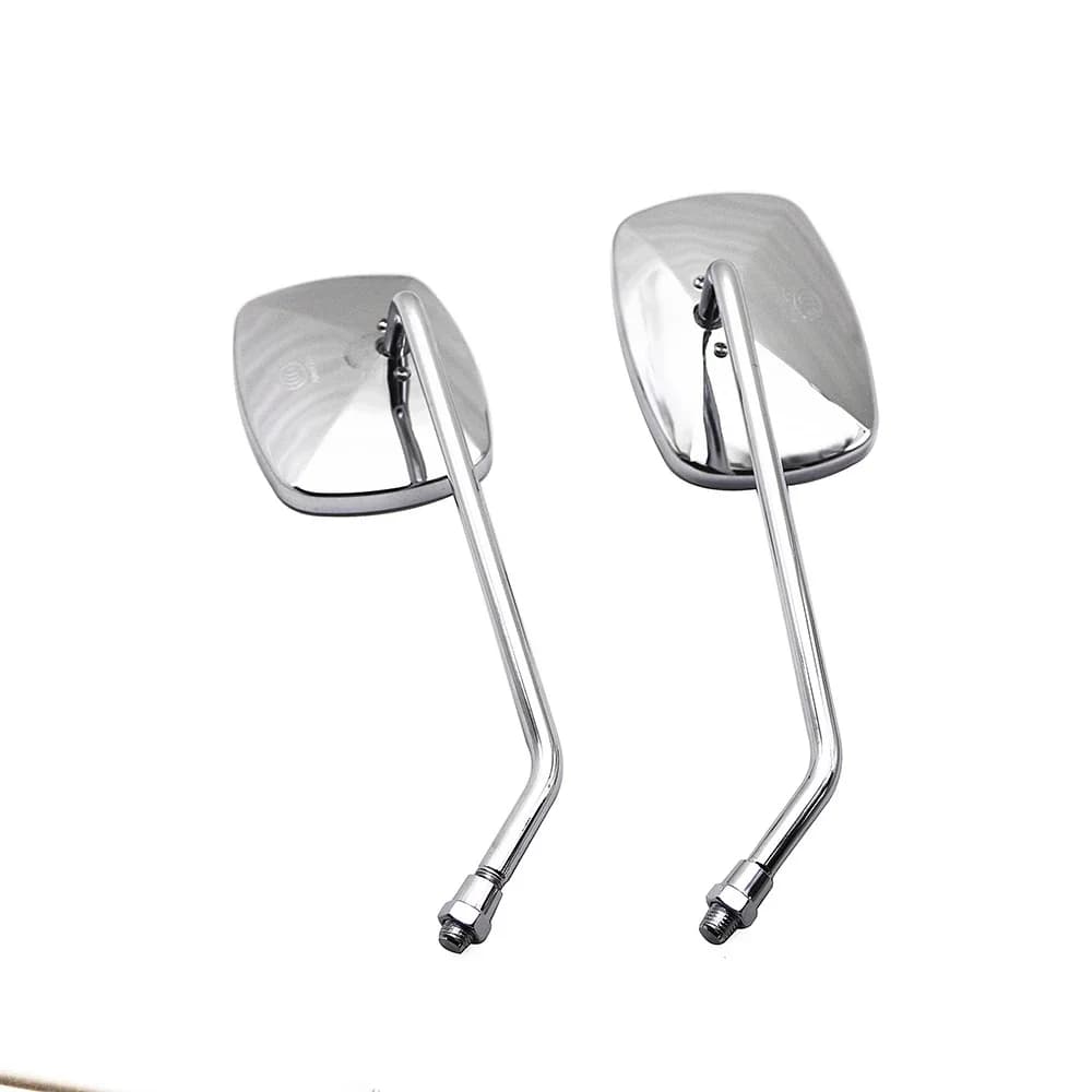 Rétroviseurs universels chromés pour moto, rétroviseur latéral, 8mm, 10mm, Suzuki SV400 SV650 Ected pa Sprint S 150 Primavera Yamaha MT07