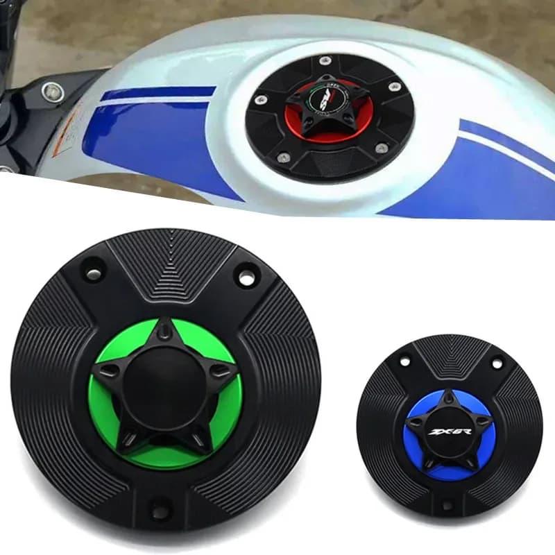 Couvercle de réservoir de carburant CNC, couvercle avant pour Kawasaki zx10r zx6r ZX-10R zx636r 2006, 2016, ZX-6R, ZX-636R, 2007, 2016 et 636