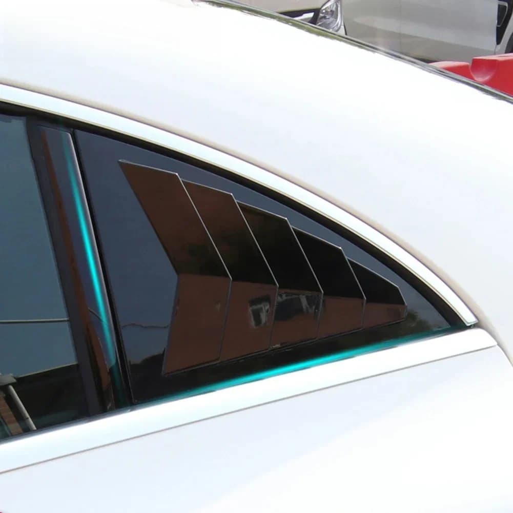 Autocollant de couverture d'habillage de cadre de fenêtre de persienne de porte arrière de voiture, pour Mercedes Benz classe CLA AMG C118 W118 CLA180 200 220 250 260 2020-2025