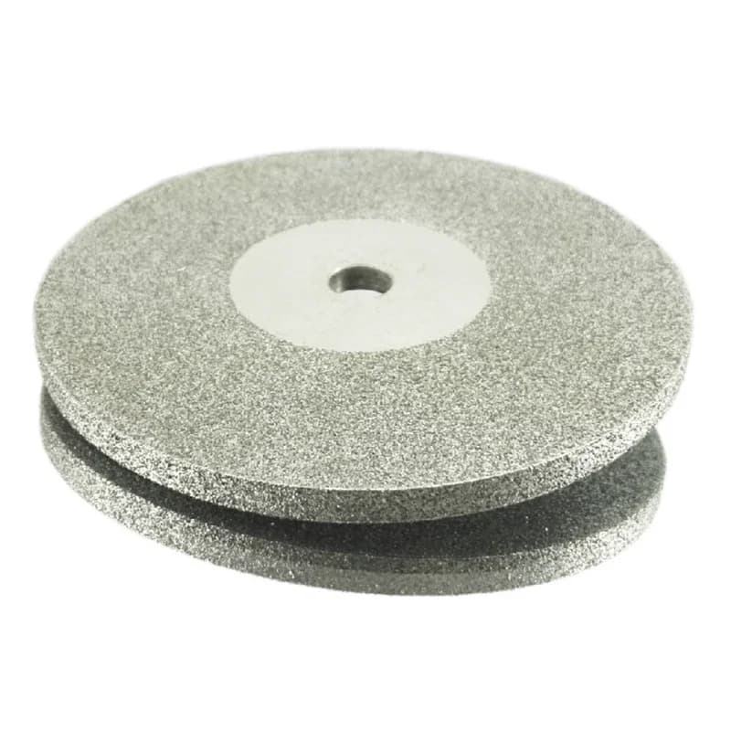 Disque de diamant Double face grain 45-1000, disque de meulage lapidaire, roue, outils abrasifs rotatifs