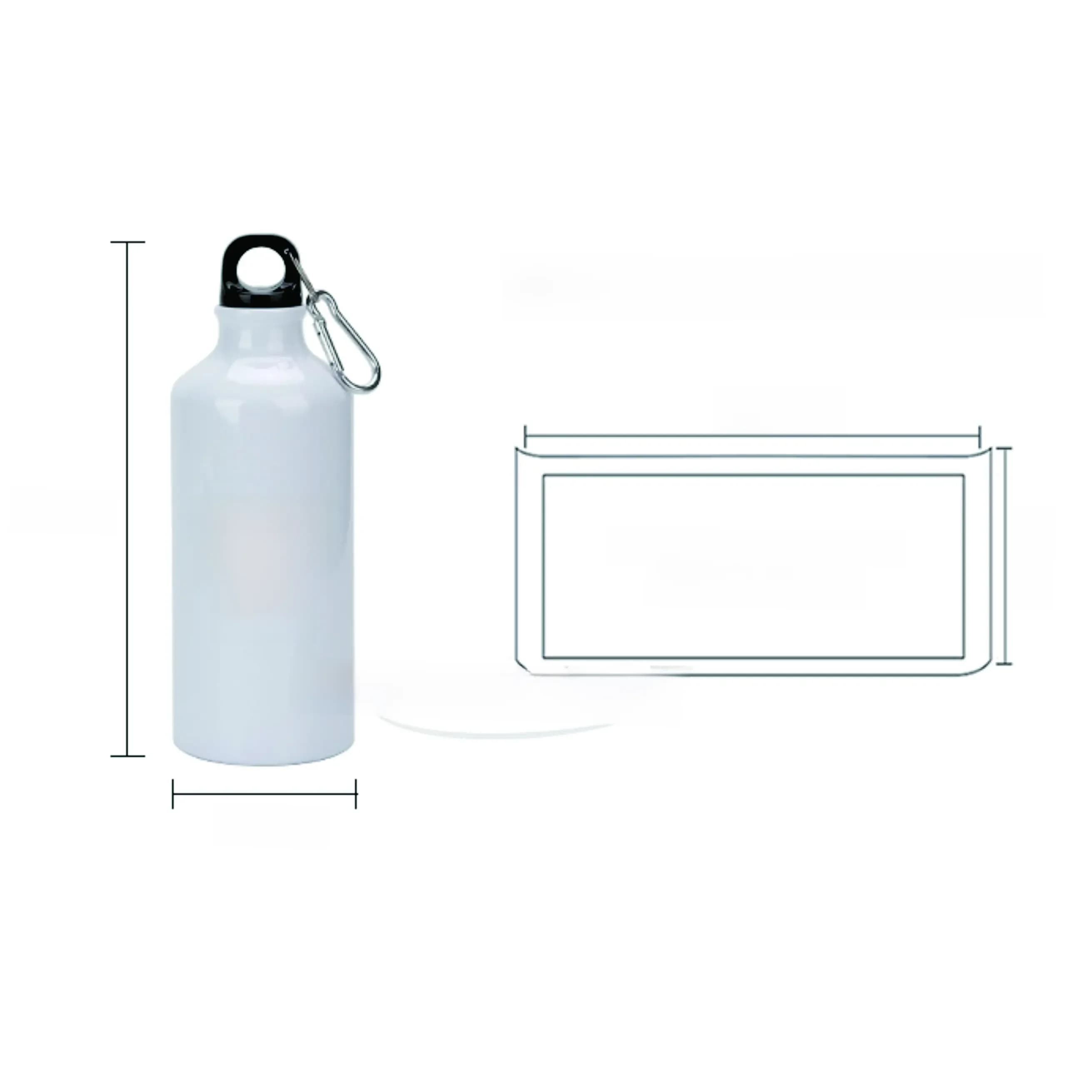 Bouteille de Sport de 600ML, bricolage personnalisé, impression colorée, LOGO Photo en aluminium pour motard, randonneur, cadeaux de Promotion de voyage, cadeaux Souvenir