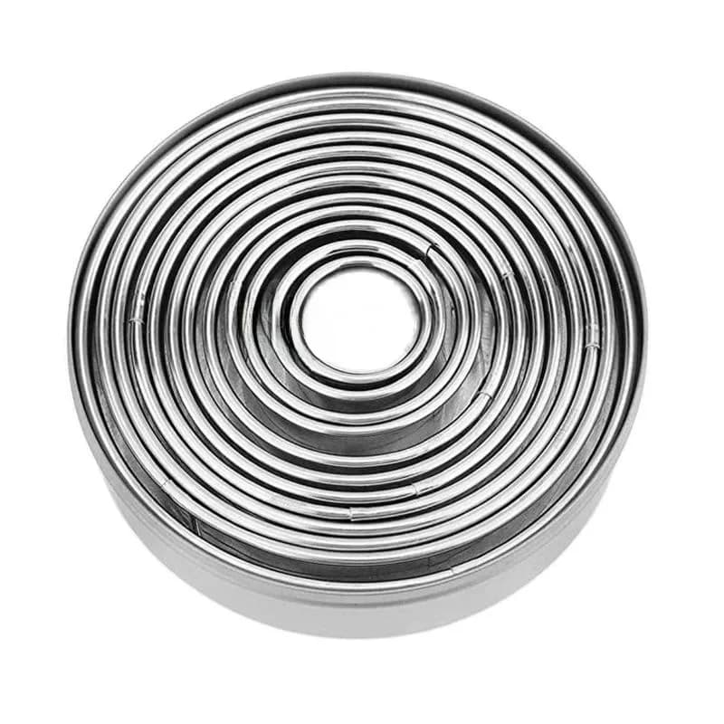 Outils ronds en céramique et argile polymère, moules de coupe en argile polymère, outils faits à la main, 12 pièces/ensemble