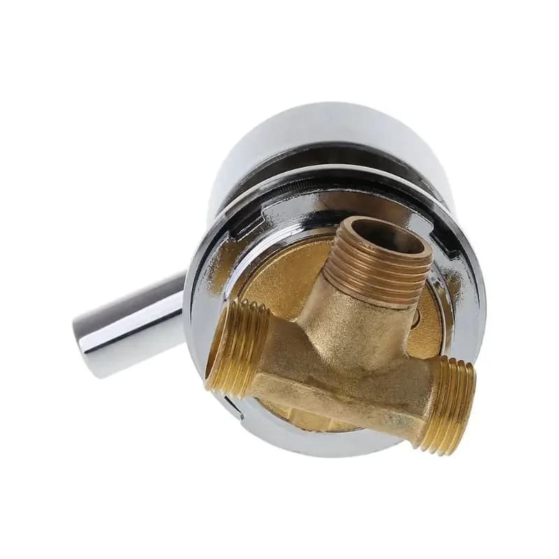 Vanne de mélange d'eau chaude et froide G1/2 ", mitigeur thermostatique, robinet deux entrées et une sortie pour salle de douche