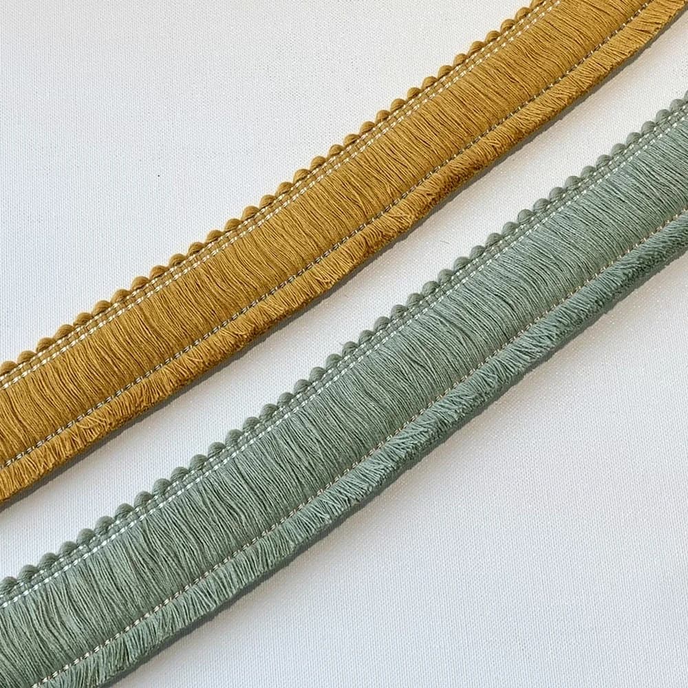Bordure décorative en dentelle vert clair et or, pour canapé, intérieur de maison, vêtements, coussin, accessoire de garniture, 4 cm de large, 5 mètres/lot