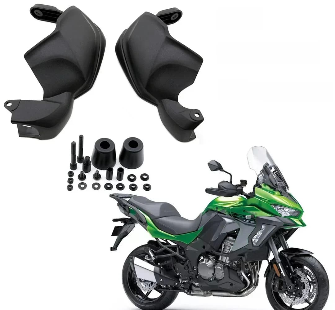 Pour KAWASAKI VERSYS1000SE KLE1000 accessoires de moto pièces guidon garde poignée gardes garde-mains main pare-brise 2017-2020
