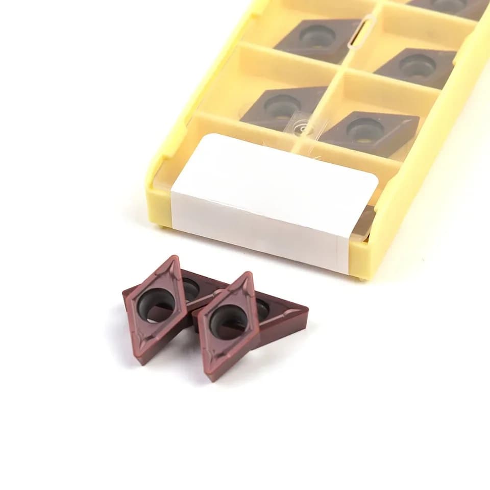 DESKAR 100% Original DCMT070204-MV DCMT070208-MV DCMT11T304 DCMT11T308-MV LF6018 Plaquettes de coupe pour tournage