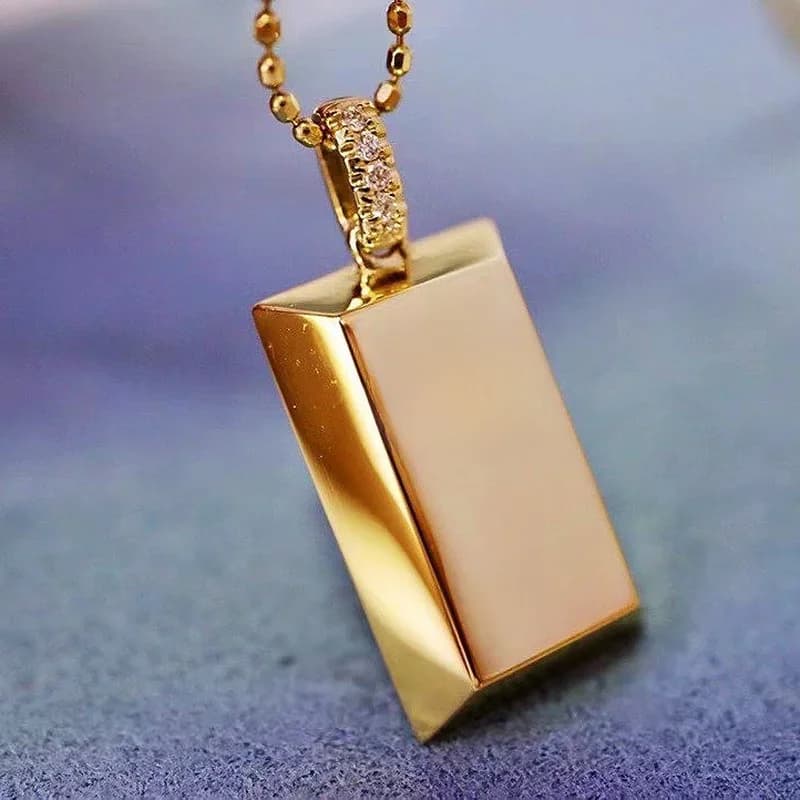 Collier Ras du Cou en Or 18K pour Femme, Pendentif Rempli de Breloque, Bijoux de ixpour Patients