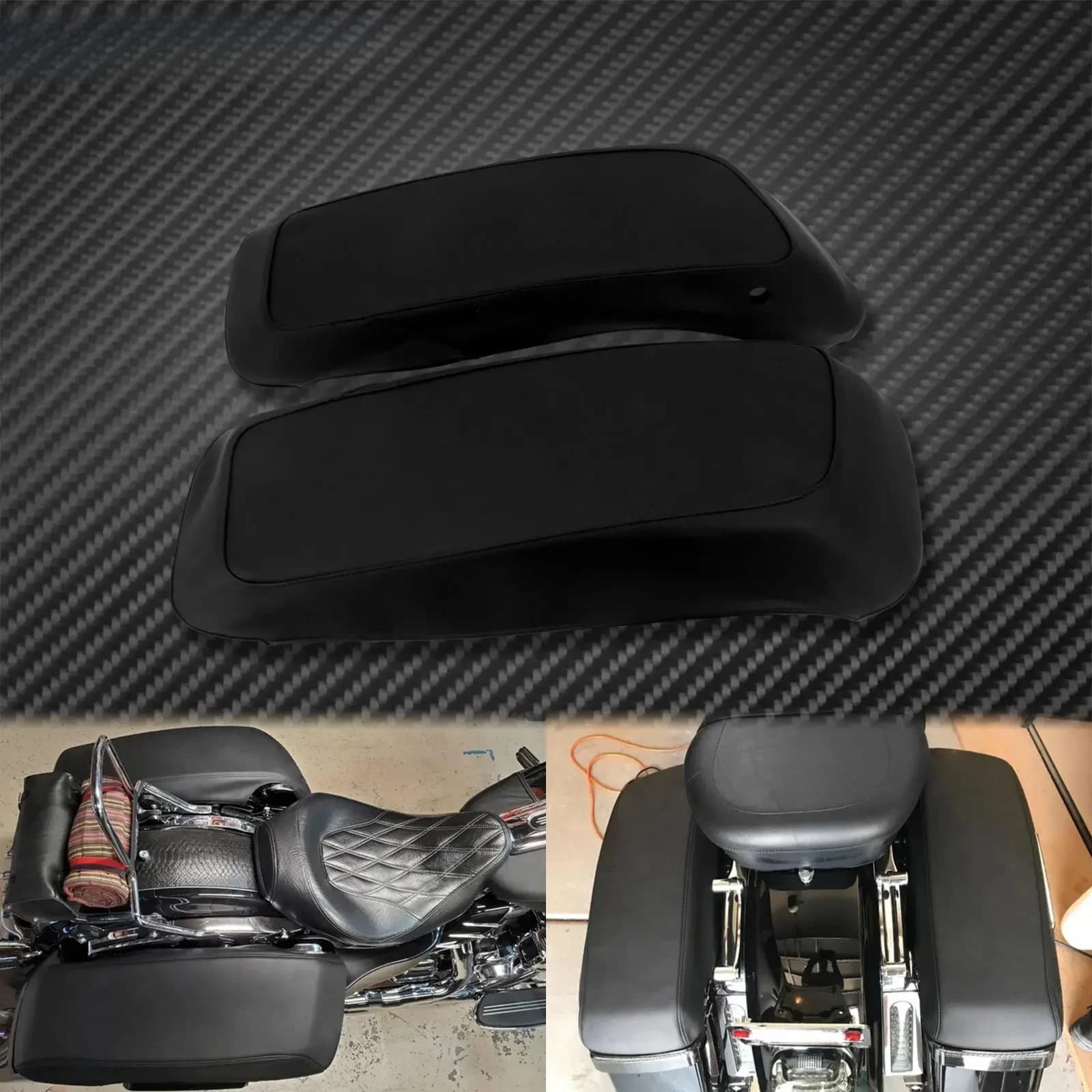 Housse de selle de moto étanche, housse en cuir anti-poussière pour haut-parleur Harley Touring Street Electra Glide FLH 14-Up