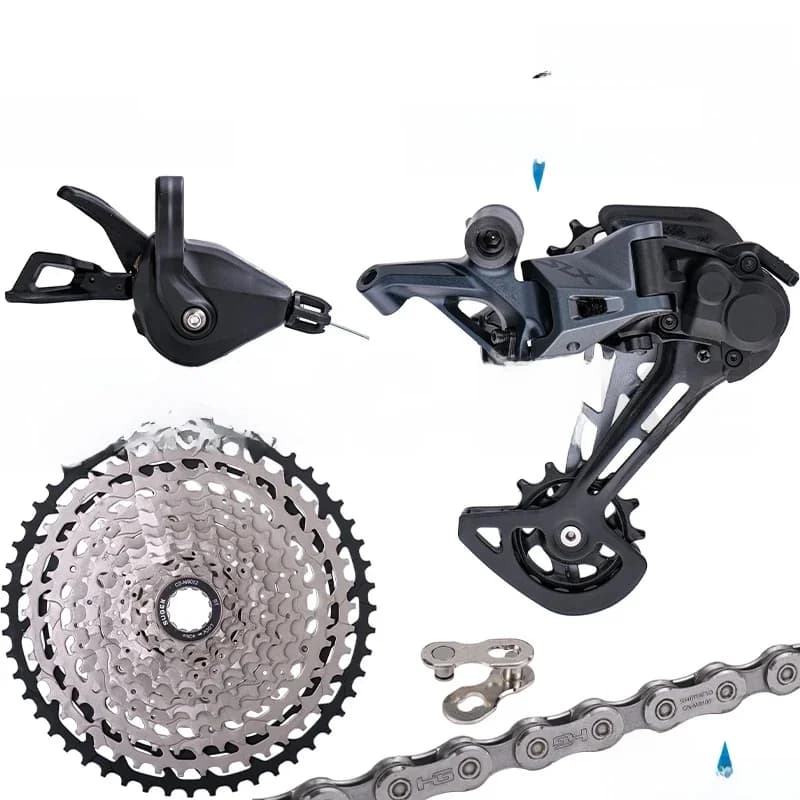 SHIMANO SLX M7100 groupe de vitesses 1x12 avec dérailleur arrière de manette de vitesse et pignon de Cassette 11-50T/52T chaîne CN-M6100 originale