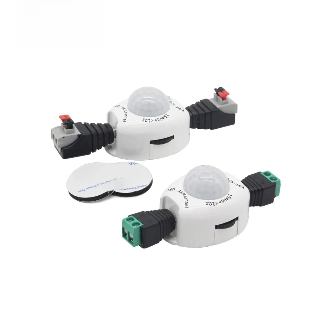 Capteur de mouvement PIR 12V DC 5 V, interrupteur à infrarouge automatique